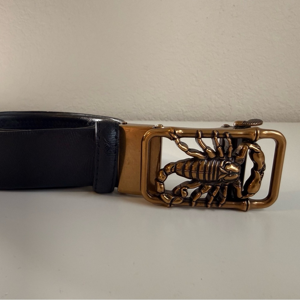 New genuine leather scorpion belt - Picture 11 of 16